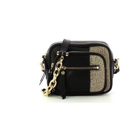 Borbonese, Cross Body Bags Zwart, Dames, Maat:ONE Size