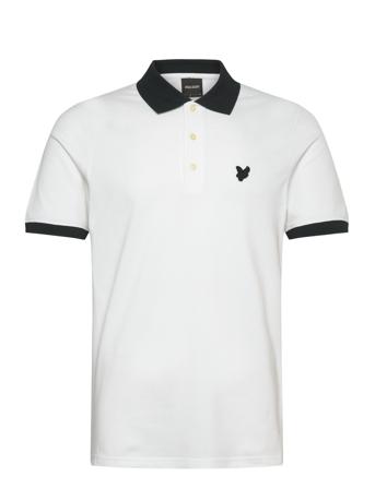 Tonal Ringer Polo Shirt White Lyle & Scott