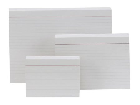 Esselte Ledkort, liggande A5-format, linjerade, vita 100/fp - Lyreco - Kontorsmaterial - Arkivering och kontorsförvaring - Kortlådor och tillbehör