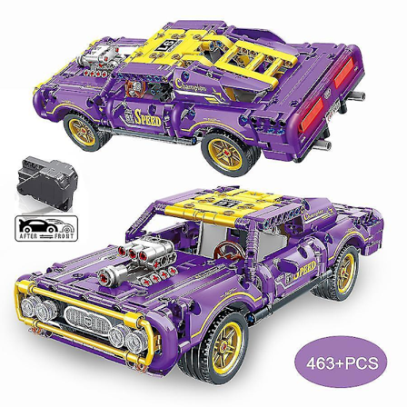 City Urheiluauto Tekniset Rakennuspalikat Vedä Takaisin Mekaaninen Kilpa-ajoneuvo Moc Malli Tiilet Lahjat Lelut Lapsille Pojille Ei Alkuperäistä 