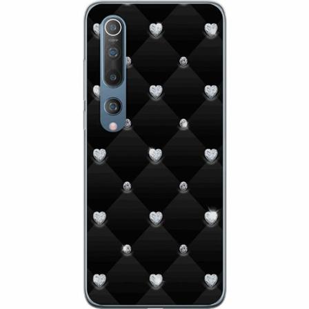 Xiaomi Mi 10 5g Mjukt Skal - Diamant Hjärta