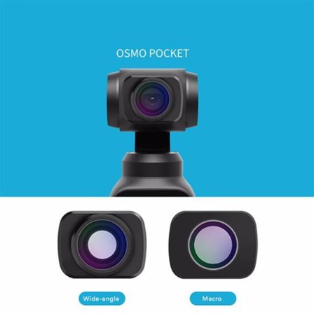 Vidvinkel makroobjektiv Kompatibel med DJI OSMO POCKET HD vibrationsskydd s
