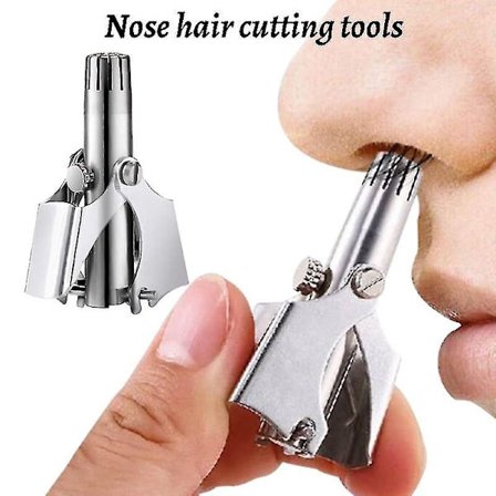 Tvåbarns tvättbar rostfritt stål näsa öronhår, rostfritt stål kroppstvätt