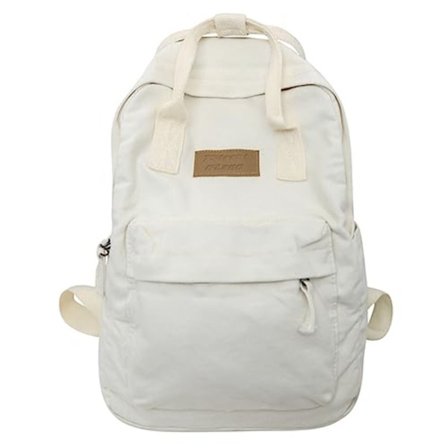 Laptop Rygsæk Skoletaske HVID