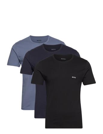 Tshirtrn 3P Classic T-shirts Short-sleeved Sininen BOSS