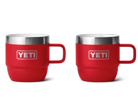 Yeti Rambler Espresso 177 ml Mug 2-pk Rescue Red