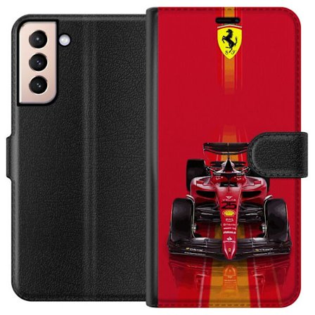 Yhteensopiva Lompakkokotelo Samsung Samsung Galaxy S21 Ferrari Formula 1 -auto ikonisessa punaisessa muotoilussa urheilullisella tarkkuudella