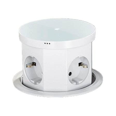 Lyftuttag Universellt Eluttag Sladdlöst Skrivbord USB-Laddning Bänkskivor Dolda Bordsytor Infällbart Uttag