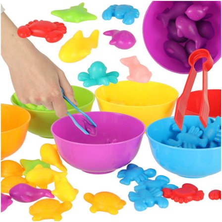 Marina dyr pædagogisk læring at tælle Montessori 36el.