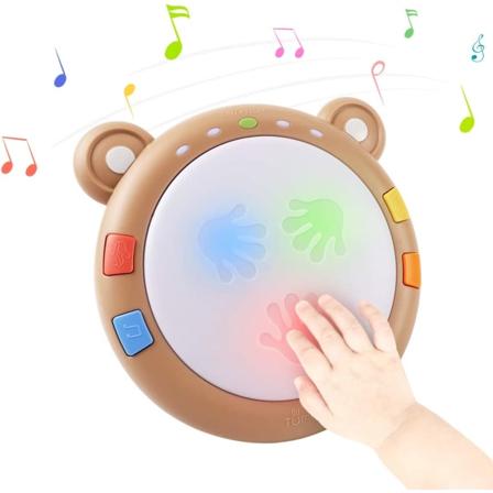 Musikaalinen vauvan lelu, interaktiivinen rumpu, elektroninen lahja