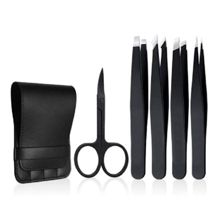 Pincettset - Professionella Pincetter i Rostfritt Stål för Ögonbryn - Fa