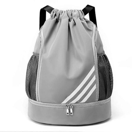 Vedenpitävä kiristysnyörillinen reppu urheilukassi kenkälokerolla, vedenpitävä kiristysnyörillinen reppu miehille ja naisille