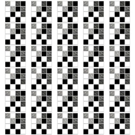 Glansfulde mosaik kreative flisesticker dekoration DIY vægklister gulvklæber