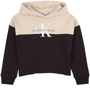 Kids - Calvin Klein Jeans Branded Color-blocked Hoodie Black - Jumpers and knitwear - 6 years - Black
