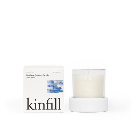 Kinfill Scented Candle Blue Rain, Tøj & Bolig, Duft Til Hjemmet, Duftlys