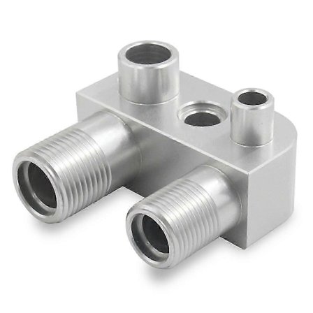 For LSX LS3 Motorbytte Konvertering A/C Linje Kompressor Adapter Fitting, AC Kompressor Aluminium Adap s2024121229