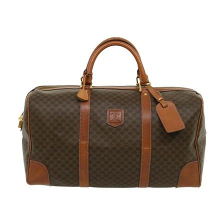 Celine Vintage, Pre-owned Macadam Bag Bruin, Dames, Maat:ONE Size