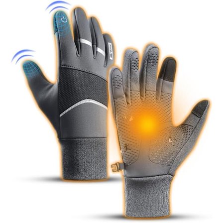 Vinter Termiske Handsker Løbe Touchscreen Handsker Vandafvisende Anti-Slip Vindtætte Koldvejr Handsker XL