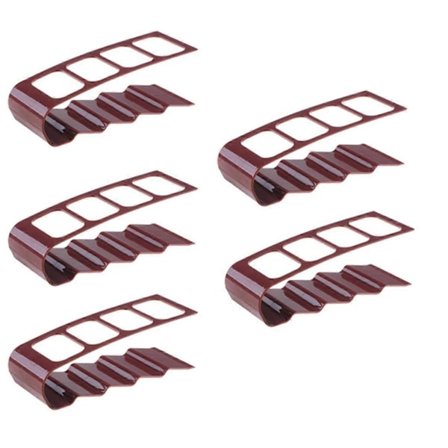 TV:n kaukosäätimen teline kodinkoneiden kaukosäätimien säilytysteline työpöydän teline olohuoneeseen toimistoon ruskea