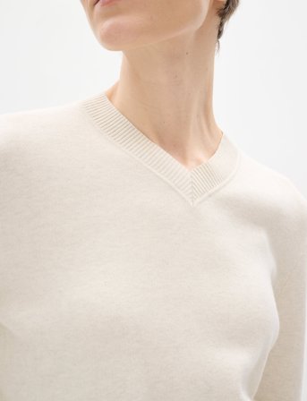 InWear Wallisiw V-Neck Pullover - Cream - XL