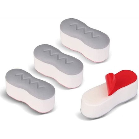 Bidet Toiletsæde Bumper Til Bidet Med Stærk Klæber Toiletsæde Klæbende Buffer Tilbehør, 4 Stk