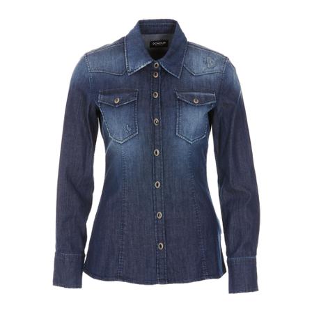 Dondup Shirt Blå, Dame Skjorter