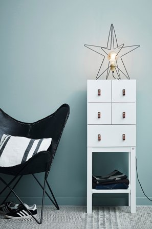 Markslöjd - Stjärna Asterix 3D - Svart - Adventsstjärnor - Från Homeroom