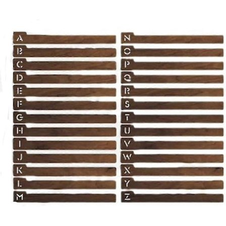 Vinyl Skiva Separatorer, Vinyl Skiva Alfabetiska Separatorer, Vinyl Skiva Separatorer Med Flikar, Trä Skiva Separatorer