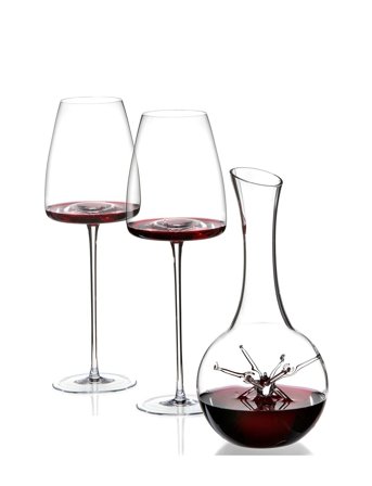 Zieher | Zieher Paket Med Dekanterare Star Mini Och Två Vision Straight Vinglas | 70 CL