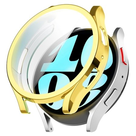 Samsung Galaxy Watch 6 (44mm) elektropläterat fodral - Gul