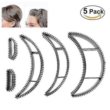 5 kpl Big Bumpits Happie Hair Volyymia Lisäävät Lisäkkeet Hiusten Kohotus Kauneussetti Työkalulahja (musta)