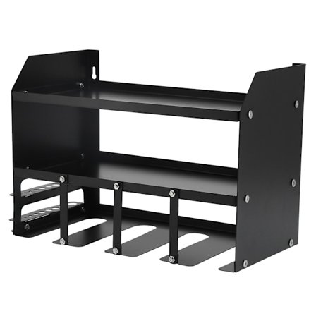 Verktøyoppbevaringsholder for elektroverktøy, veggmontert ladestasjon, bororganisator for verksted