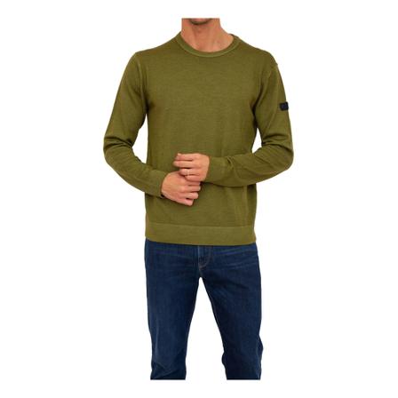 Peuterey Round-neck Strik Grøn, Herre Strik, Størrelse: 3XL