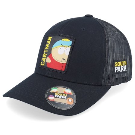 South Park - Black - trucker - Cap - Eric Cartman Patch Black Trucker - Hatstore