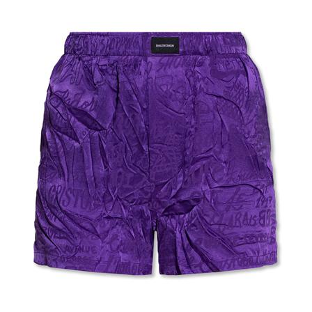 Balenciaga, Silk pyjama bottoms Paars, Dames, Maat:S