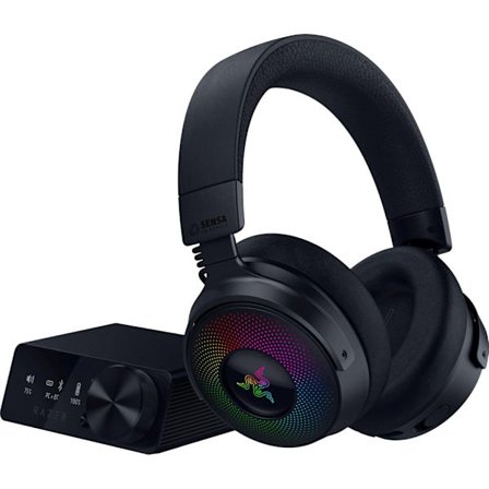 Razer Kraken V4 Pro – Premium Gaming Headset med Haptics, THX & RGB OLED Hub