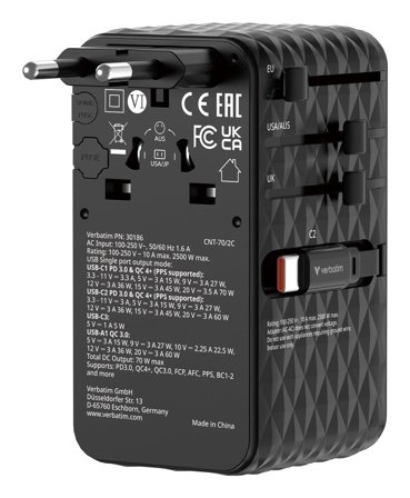 Verbatim Charge 'n' Travel 70W 2C