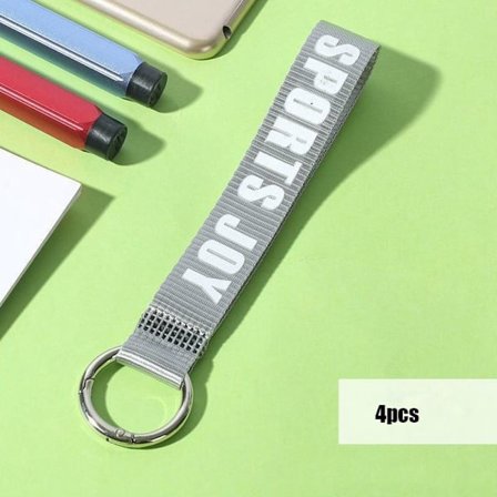 4 stk Rygsæk Spænde Taljetaske Fastgørelse GRÅ