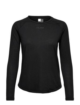 Hmlmt Vanja T-Shirt L/S Sport T-shirts & Tops Long-sleeved Black Hummel