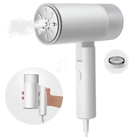 Bærbar tøjdamper, 1200w 200ml rejse strygejern, foldbar damp