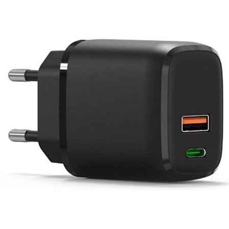 Kraftfull 18W USB / USB-Type C Väggadapter