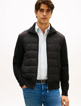 Tommy Hilfiger Dc Mixed Media Jacket - Black - S