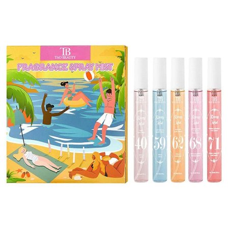 Doft Spray Mist Set - Lätt, Långvarig Eau De Toilette Kollektion för Daglig Användning, Kvinnor och Romantiska Stunder