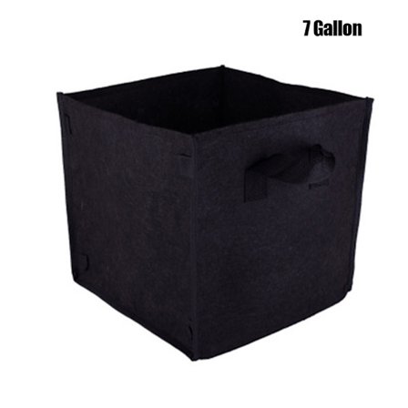 Tyg Upphöjd Planteringsbädd Förtjocka Non-woven fyrkantig växt Blomma Trädplantering Grow Bag