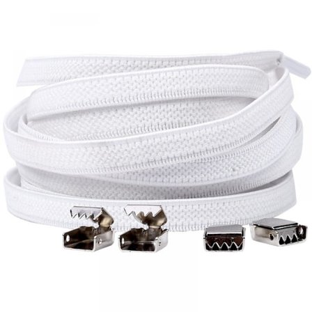 Sko uten knyting med elastiske lisser, elastiske skolisser for voksne og barn