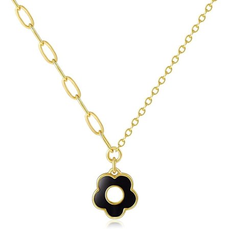 Amazon Golden Flower Brand Halsband Dam: 14k Elegant Och Fashionabel Krage