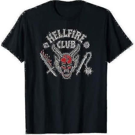Stranger Things 4 Hellfire Club T-skjorte - Perfekt