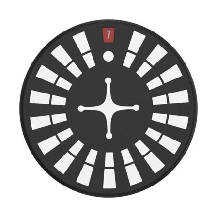 Popsockets Avtagbart Grip Med Ställfunktion Luxe Backspin Roulet