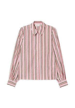 Carin Wester Skjortblus med puffärm GROSSETTO Blusar 36