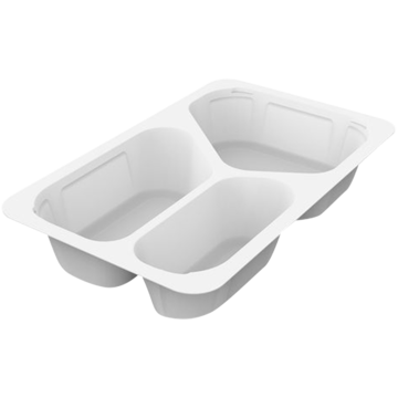 Duniform 1/4Gn Hvit 3-Rom